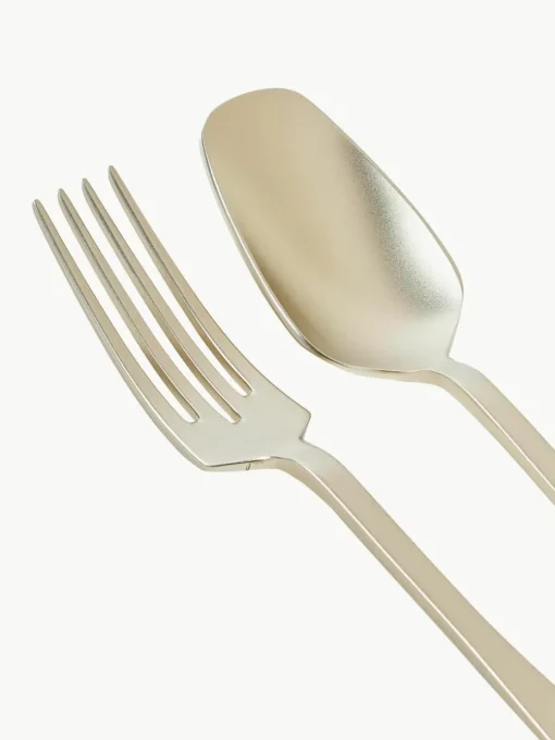 Mat geborstelde bestekset Zest, 6 personen (24-delig)
