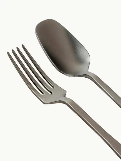 Mat geborstelde bestekset Zest, 6 personen (24-delig)