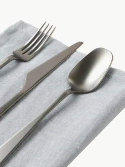 Mat geborstelde bestekset Zest, 6 personen (24-delig)