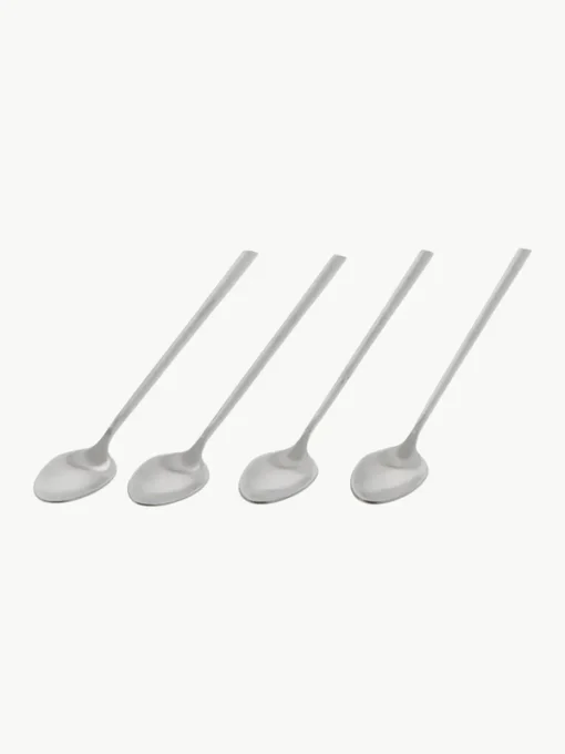 Mat geborstelde lepels Sletten, 4 stuks