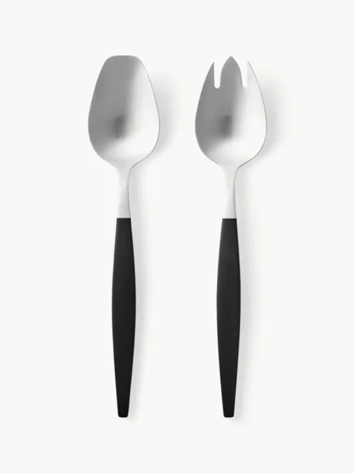 Mat geborstelde saladebestek Focus de Luxe