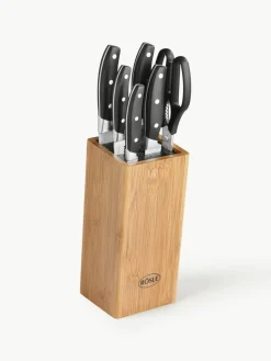 Messenblok Cuisine met 5 messen en 1 schaar