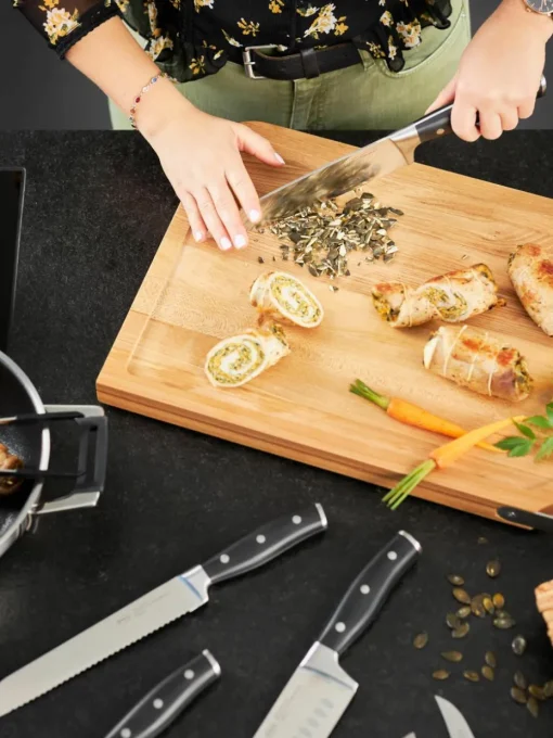 Messenblok Cuisine met 5 messen en 1 schaar