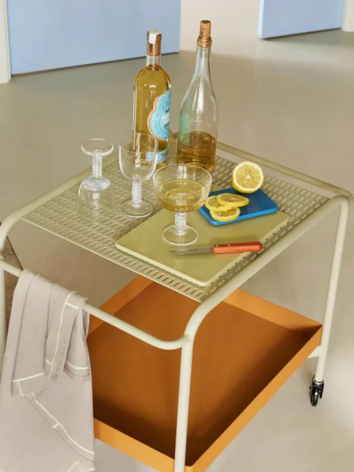 Metalen barcart Push