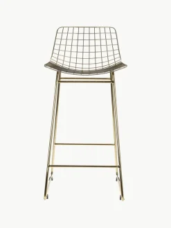 Metalen barstoelen Wire, 2 stuks