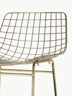 Metalen barstoelen Wire, 2 stuks