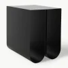Metalen bijzettafel Curved