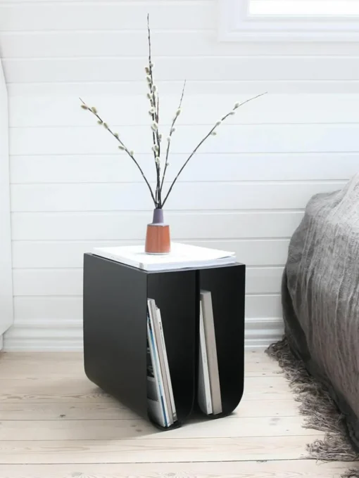 Metalen bijzettafel Curved