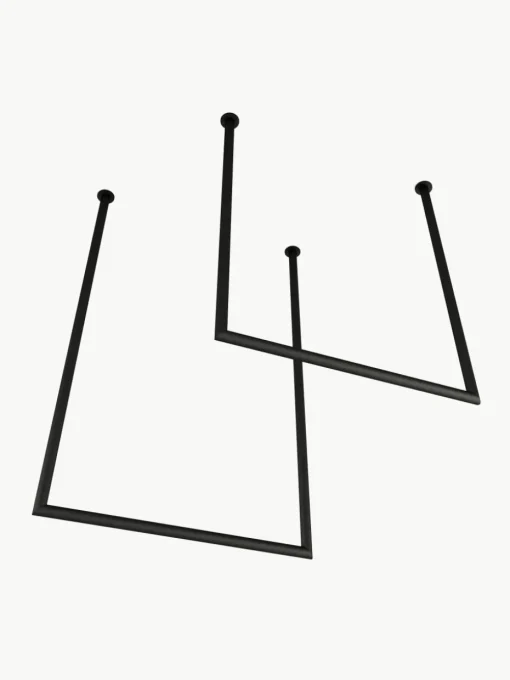 Metalen handdoekenhouder Tensi, 2 stuks