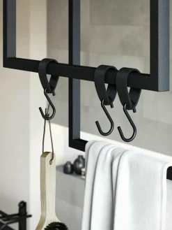 Metalen handdoekenhouder Tensi, 2 stuks
