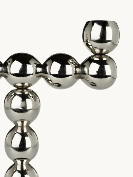 Metalen kandelaar Bubble