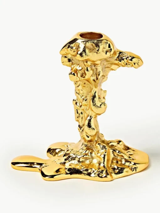 Metalen kandelaar Drip
