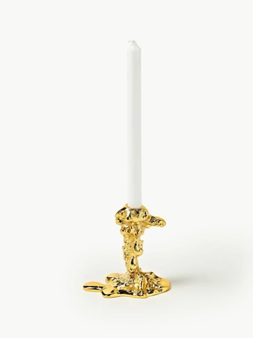 Metalen kandelaar Drip