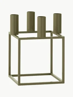 Metalen kandelaar Kubus