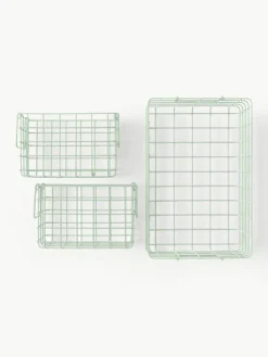 Metalen opbergmanden The Baskets, set van 3