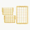 Metalen opbergmanden The Baskets, set van 3