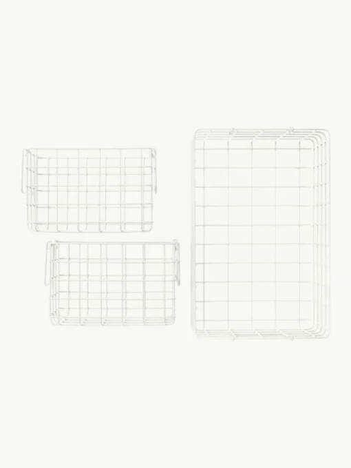 Metalen opbergmanden The Baskets, set van 3