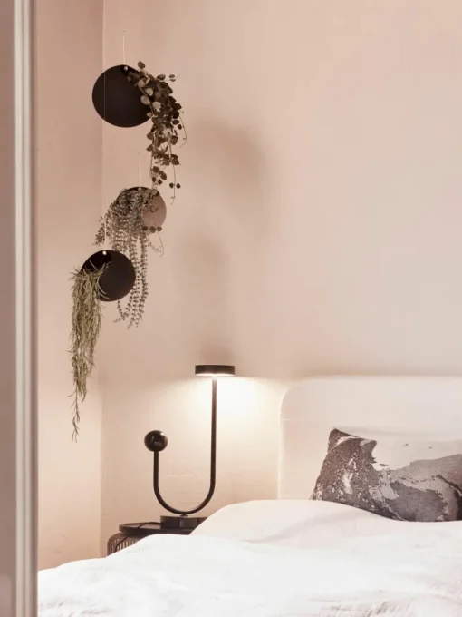 Metalen plantenpot Globe om op te hangen