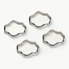 Metalen servetringen Anna, 4 stuks