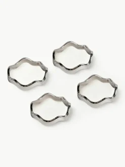 Metalen servetringen Anna, 4 stuks