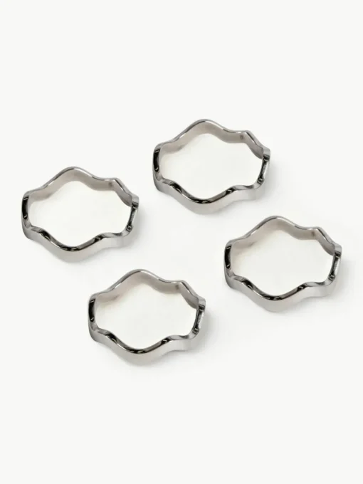 Metalen servetringen Anna, 4 stuks