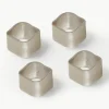 Metalen servetringen Bille, 4 stuks