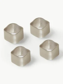 Metalen servetringen Bille, 4 stuks