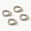 Metalen servetringen Parker, 4 stuks