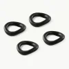 Metalen servetringen Parker, 4 stuks