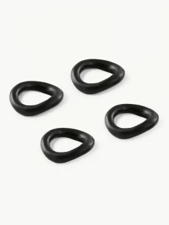 Metalen servetringen Parker, 4 stuks
