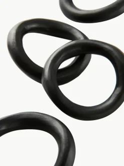 Metalen servetringen Parker, 4 stuks