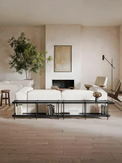 Metalen sidetable Lana
