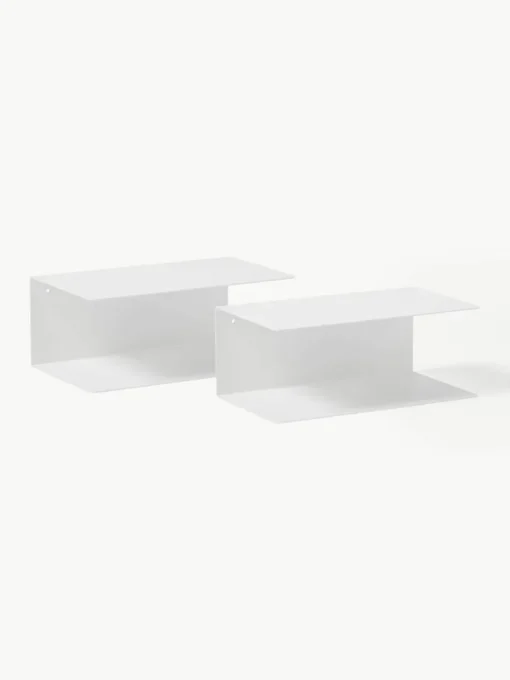 Metalen wandnachtkastjes Neptune, 2 stuks