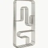 Metalen wandrek Curva