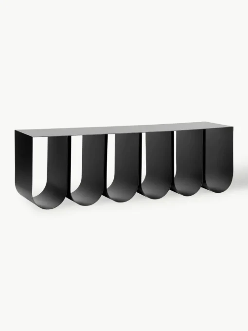 Metalen wandrek Curved