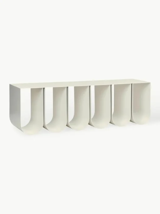 Metalen wandrek Curved