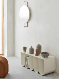 Metalen zitbank Curved