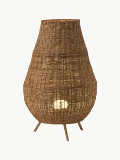 Mobiele dimbare LED vloerlamp Saona met afstandsbediening