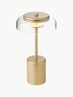 Mobiele kleine LED tafellamp Blossi, dimbaar