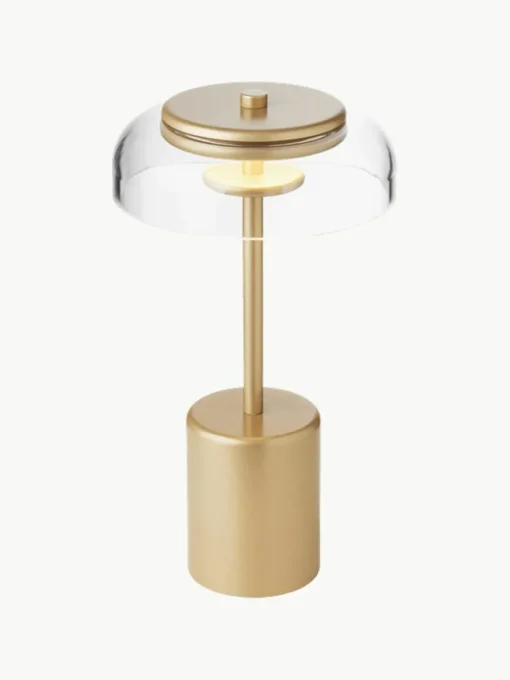 Mobiele kleine LED tafellamp Blossi, dimbaar
