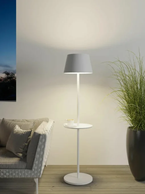 Mobiele LED outdoor vloerlamp Garcon, dimbaar