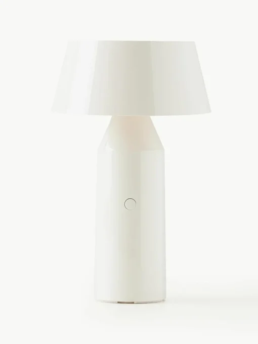 Mobiele LED tafellamp Bicoca met verstelbare lampenkap, dimbaar