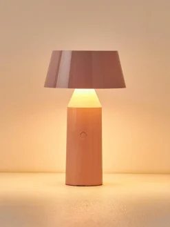 Mobiele LED tafellamp Bicoca met verstelbare lampenkap, dimbaar