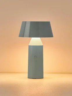 Mobiele LED tafellamp Bicoca met verstelbare lampenkap, dimbaar