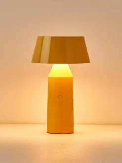 Mobiele LED tafellamp Bicoca met verstelbare lampenkap, dimbaar