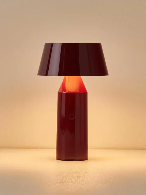 Mobiele LED tafellamp Bicoca met verstelbare lampenkap, dimbaar