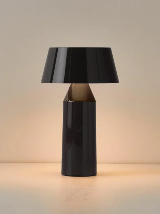 Mobiele LED tafellamp Bicoca met verstelbare lampenkap, dimbaar