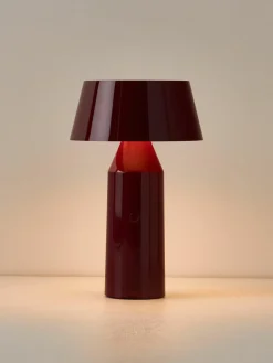 Mobiele LED tafellamp Bicoca met verstelbare lampenkap, dimbaar