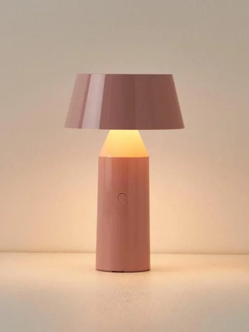 Mobiele LED tafellamp Bicoca met verstelbare lampenkap, dimbaar