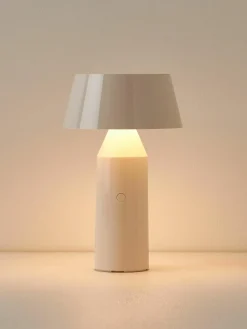 Mobiele LED tafellamp Bicoca met verstelbare lampenkap, dimbaar